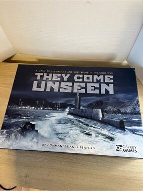 OSPREY They Come Unseen Board Game - Navy Blue and White